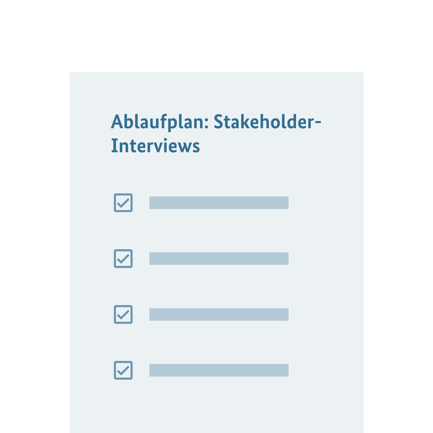 Eine Grafik, die einen Screenshot der Word-Checkliste darstellt.